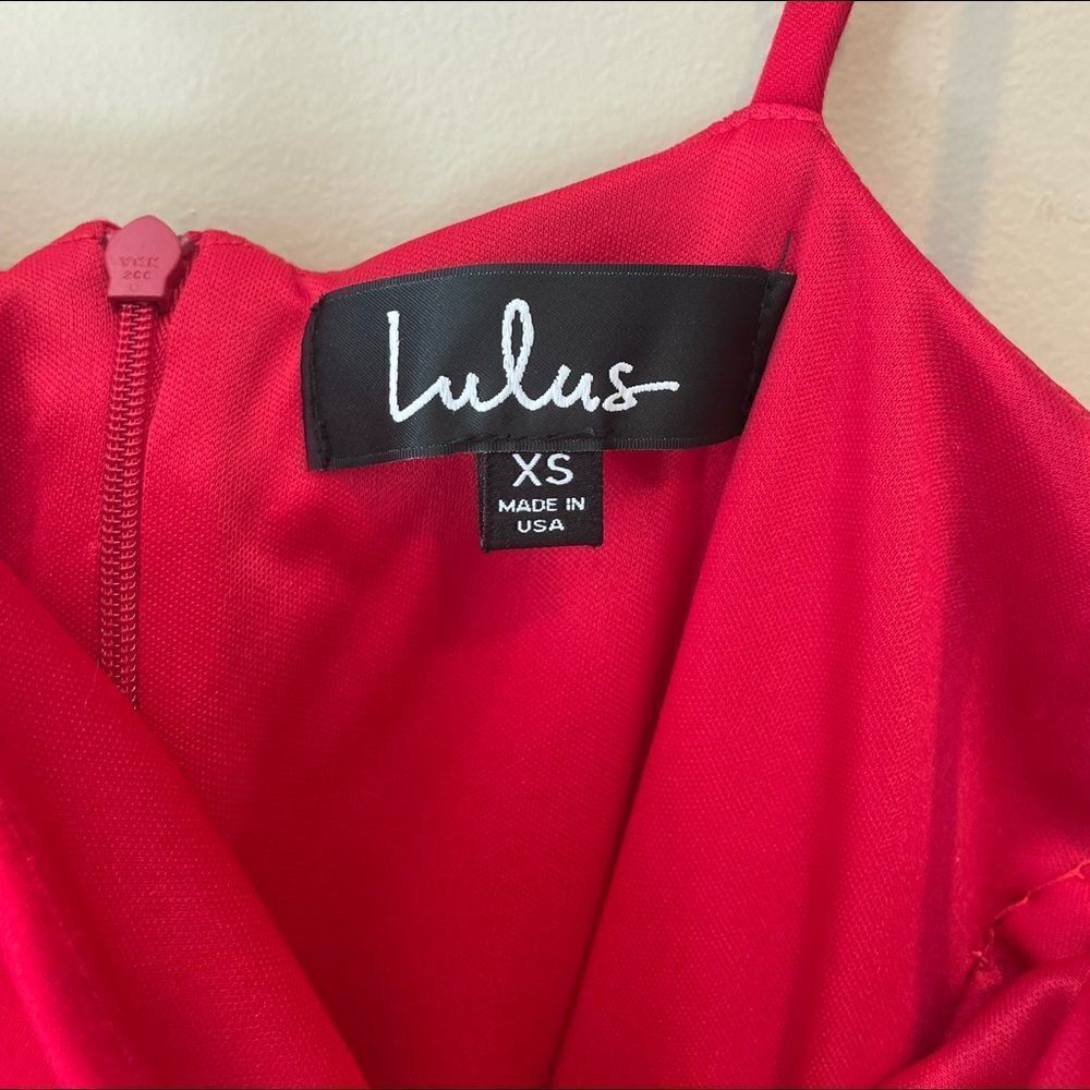 lulus red dress - Picture 3 of 3
